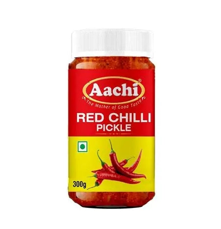 AACHI RED CHILLI  PICKLE 300G
