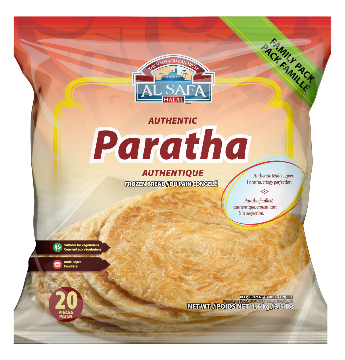 ALSAFA Family Paratha Pack