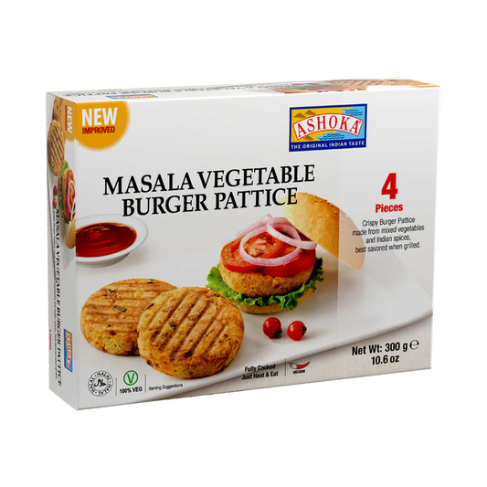 ASHOKA FRZ MASALA VEGETABLE BURGER PATTIES