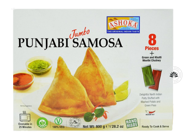 ASHOKA FRZ MINI PUNJABI SAMOSA (HAND MADE)+ GREEN