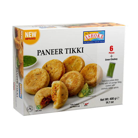 ASHOKA FRZ TIKKI PANEER WITH GREEN CHUT