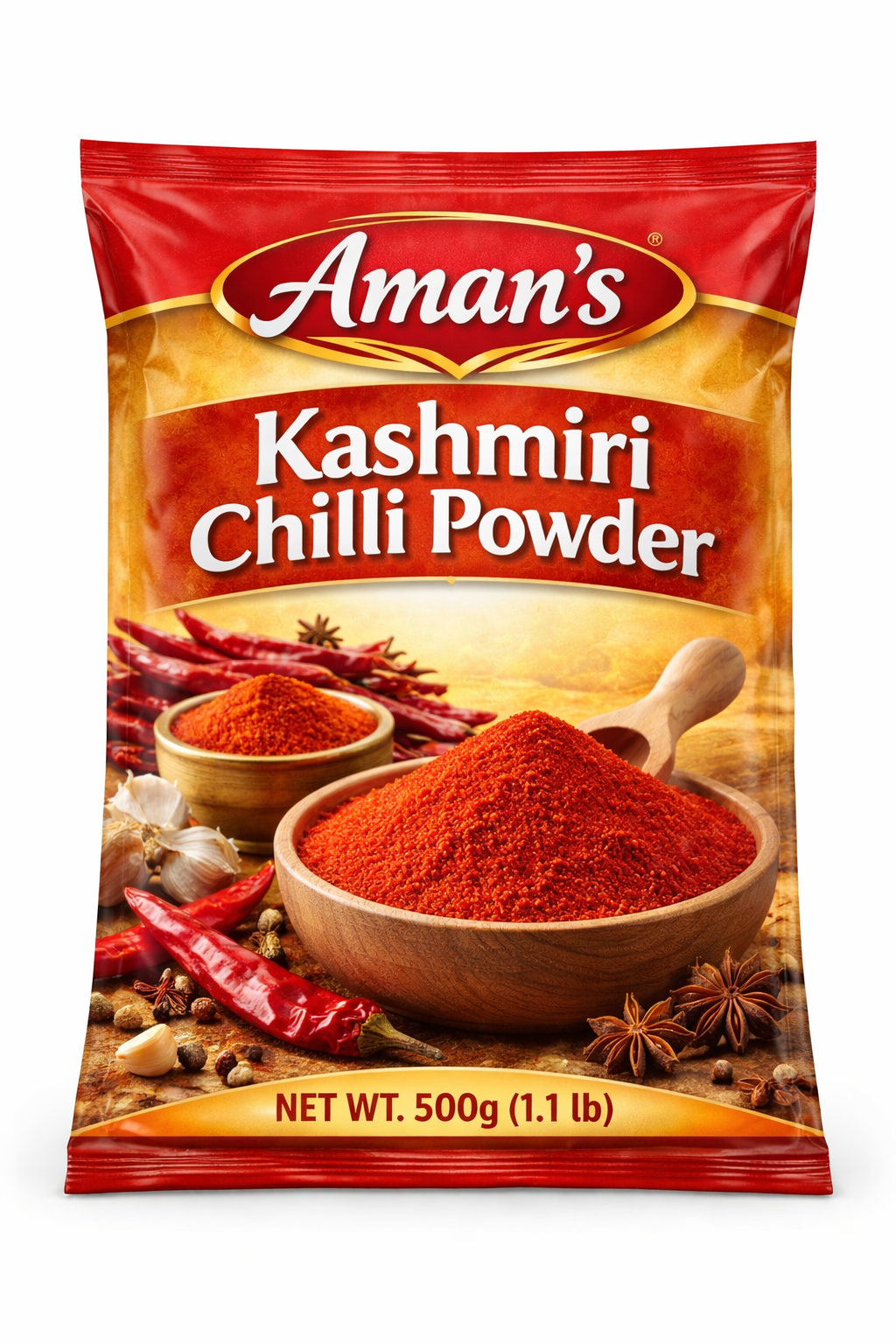 Aman's Kashmiri Chilli Powder – Vedika Foods