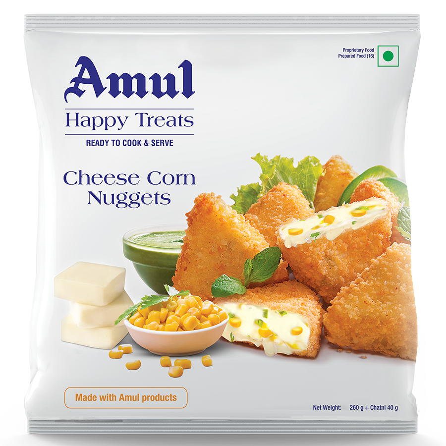 Amul - Frozen - Cheese Corn Nuggets