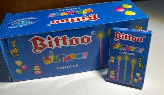 B2 CANDLES PACKET15 CANDLES INPACK