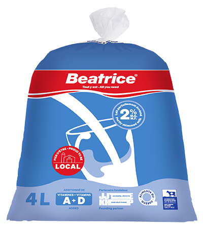 BEATRICE 2% PARTLY SKIMMEDMILK