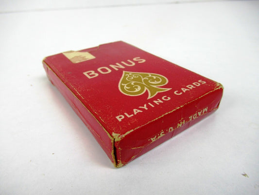 BONUS PLAYING CARDS