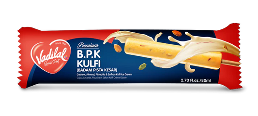 Vadilal Cylindrical Kulfi Badam Pista Kesar