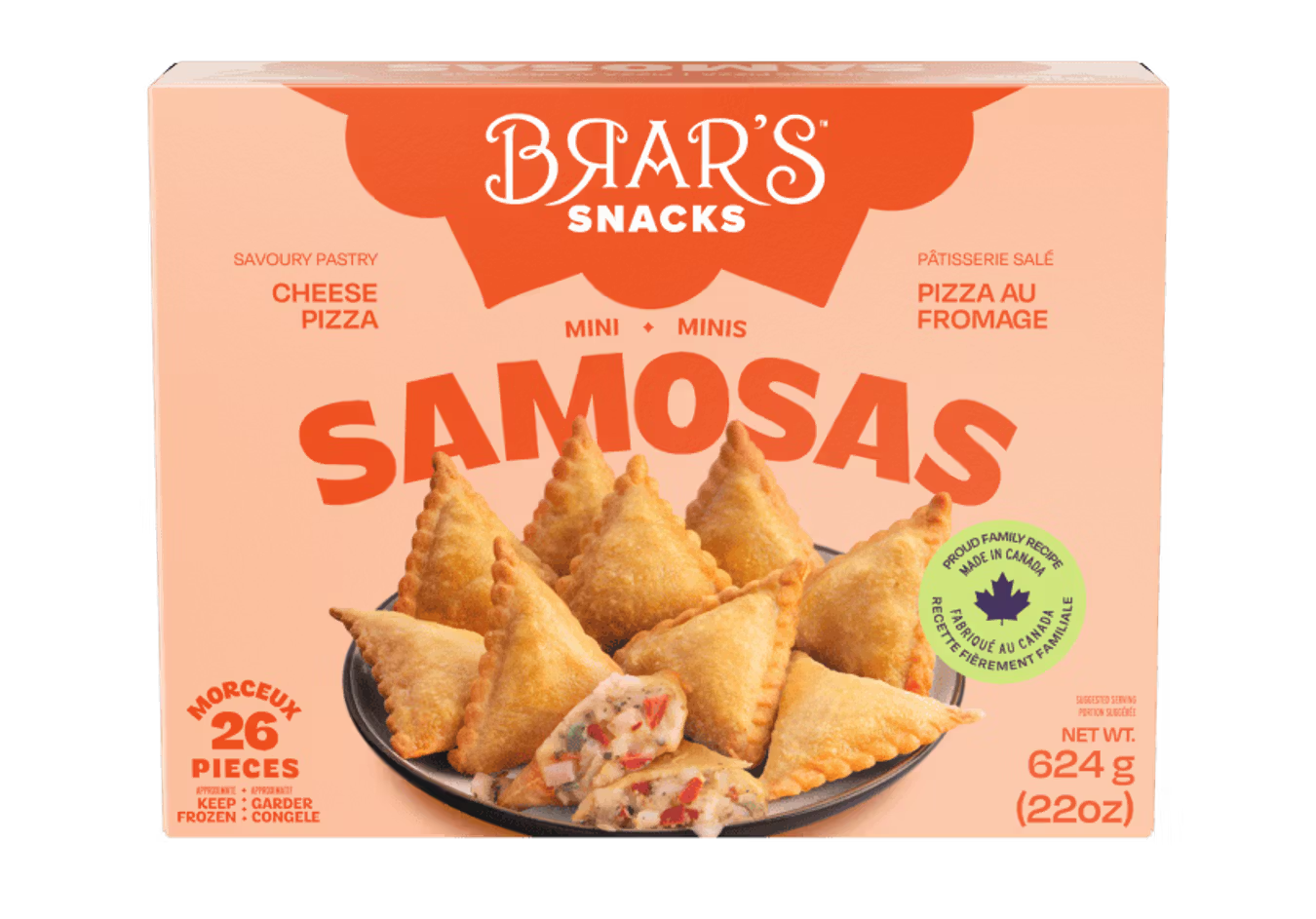 BRARS CHEESE PIZZA SAMOSA