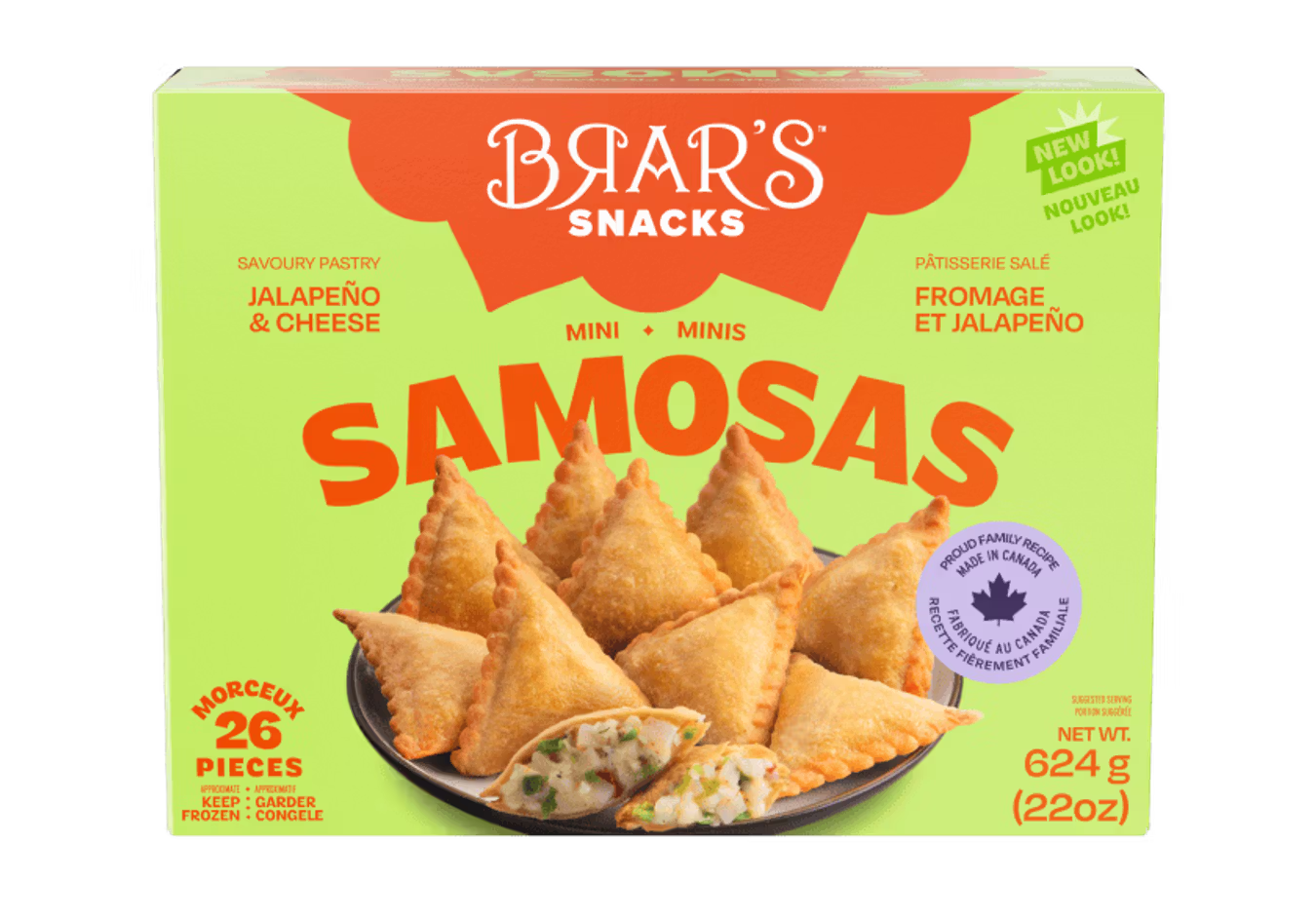 BRARS JALAPENO & CHEESE SAMOSA