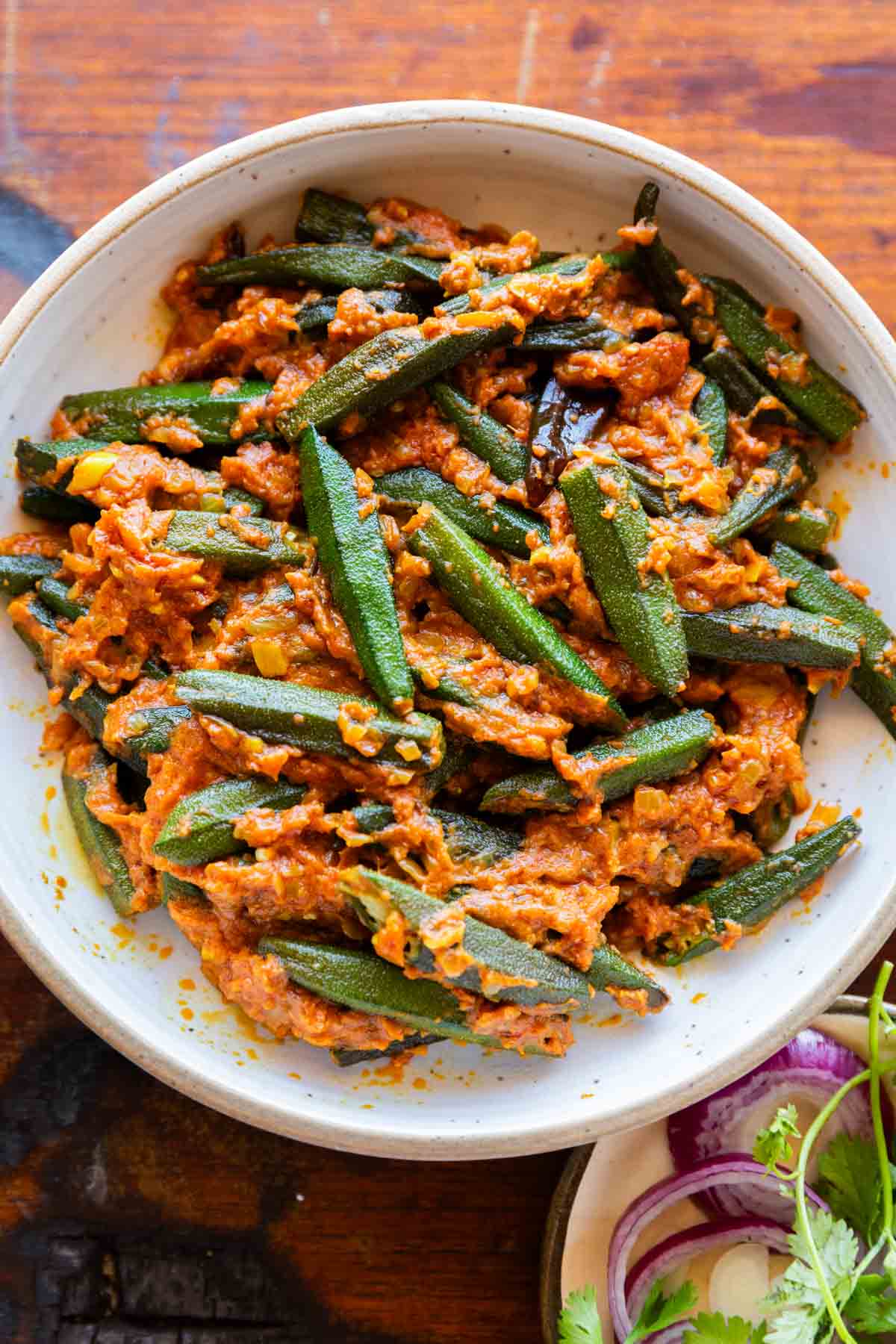 Bhindi Masala Tray