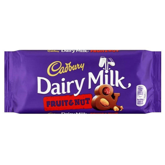 CADBURY FRUIT&NUT 120G