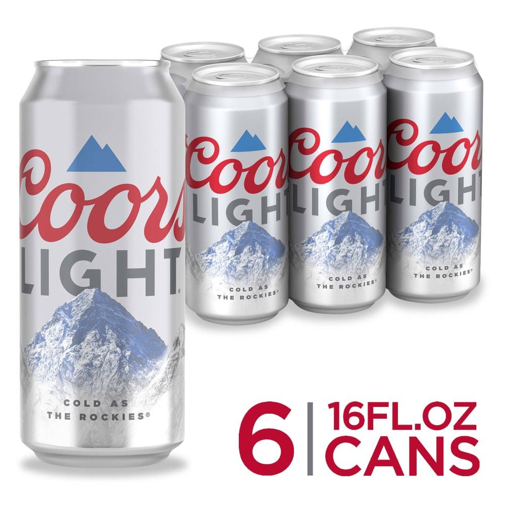 Coors Light 6 Pk-Tc