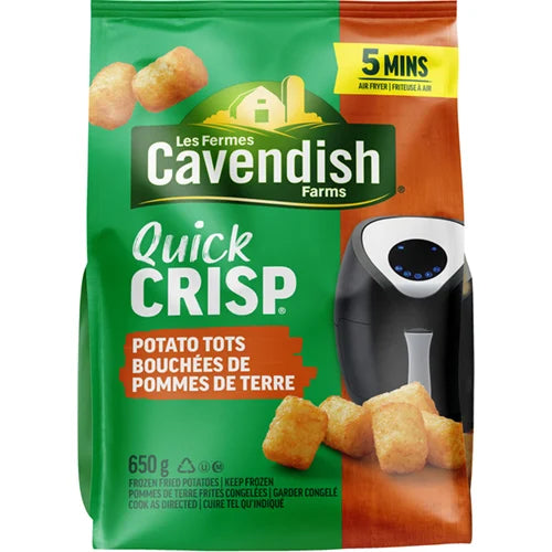 Cavendish Farms Quick Crisp Potato Tots