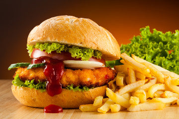 Chicken Burger with Fries