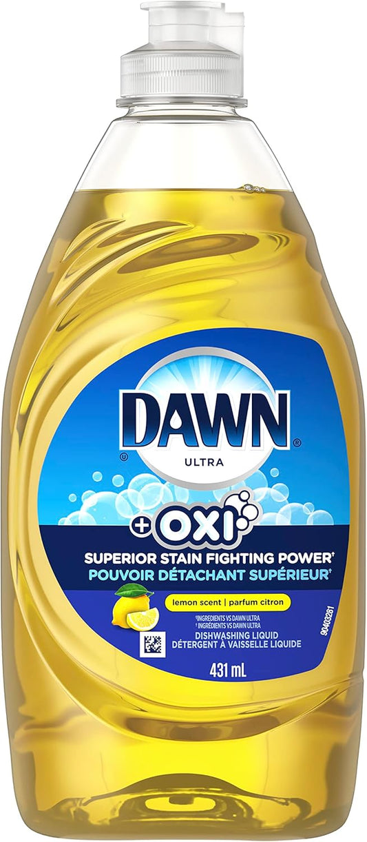 Dawn Ultra Oxi Dishwashing Liquid Lemon Scent