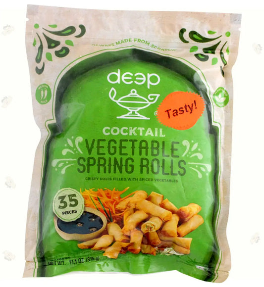 Deep Cocktail Veg Spring Rolls