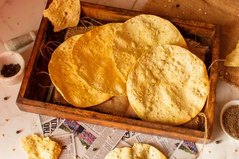 Fried Papad Tray
