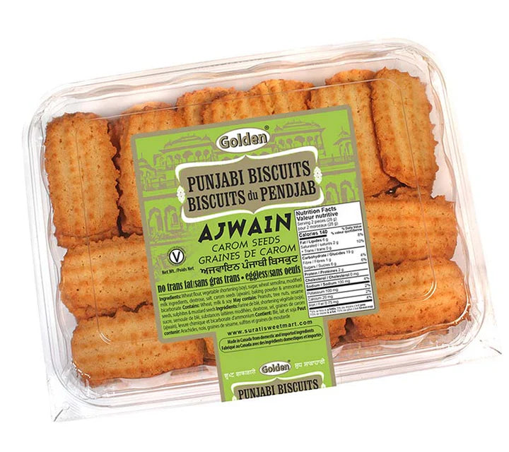Golden Ajwain Punjabi Biscuits