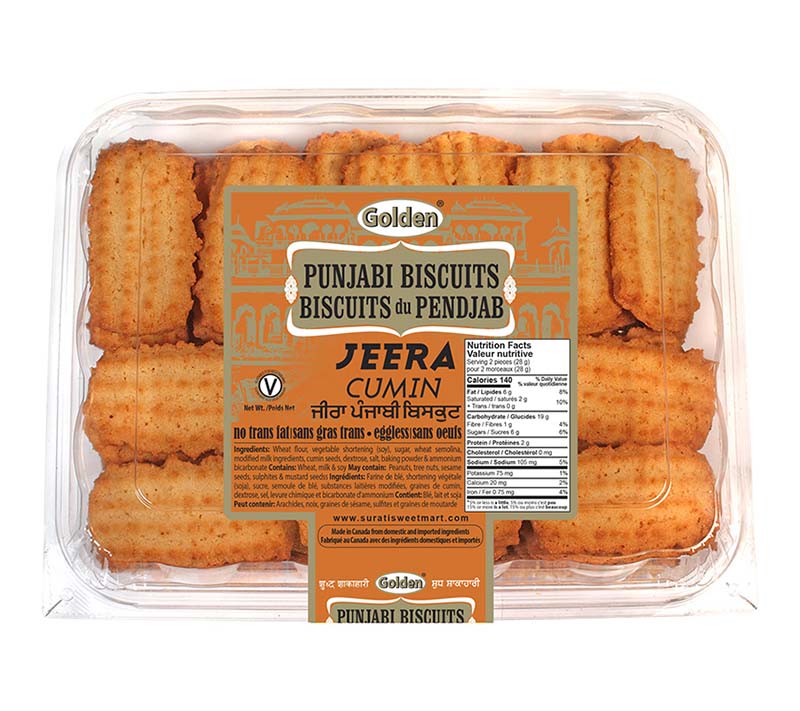 Golden Jeera Punjabi Biscuits