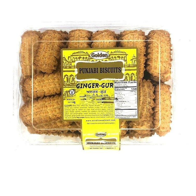 Golden Ginger Gur Punjabi Biscuits