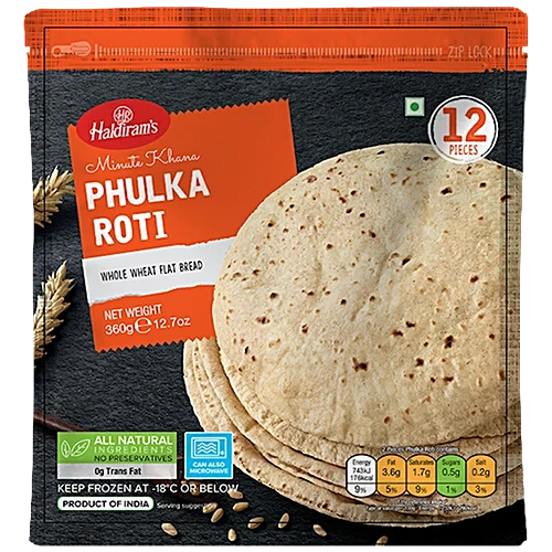 HR Phulka Roti (12 Pcs)