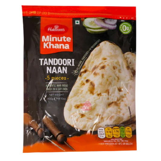 HR Tandoori Plain Naan (5 Pcs)