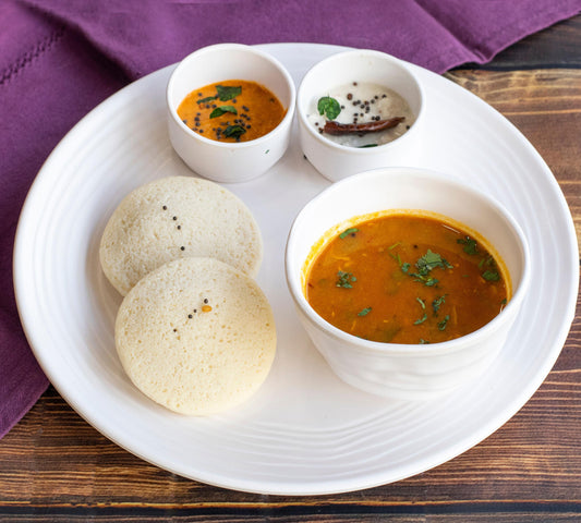 Idly Sambar Chutney