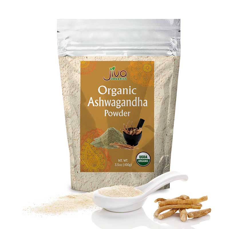 JIVA ORG. ASHWAGANDHA PDR 100G