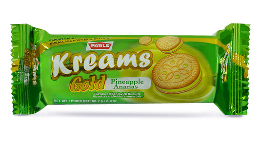PARLE-G PINEAPPLE KREAMS BISCUIT