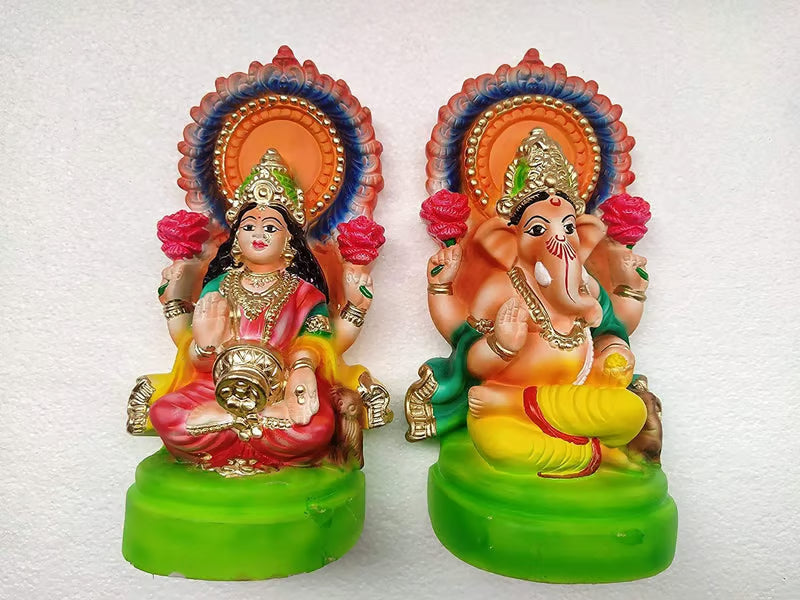 LAXMI GANESH MITTI IDOL