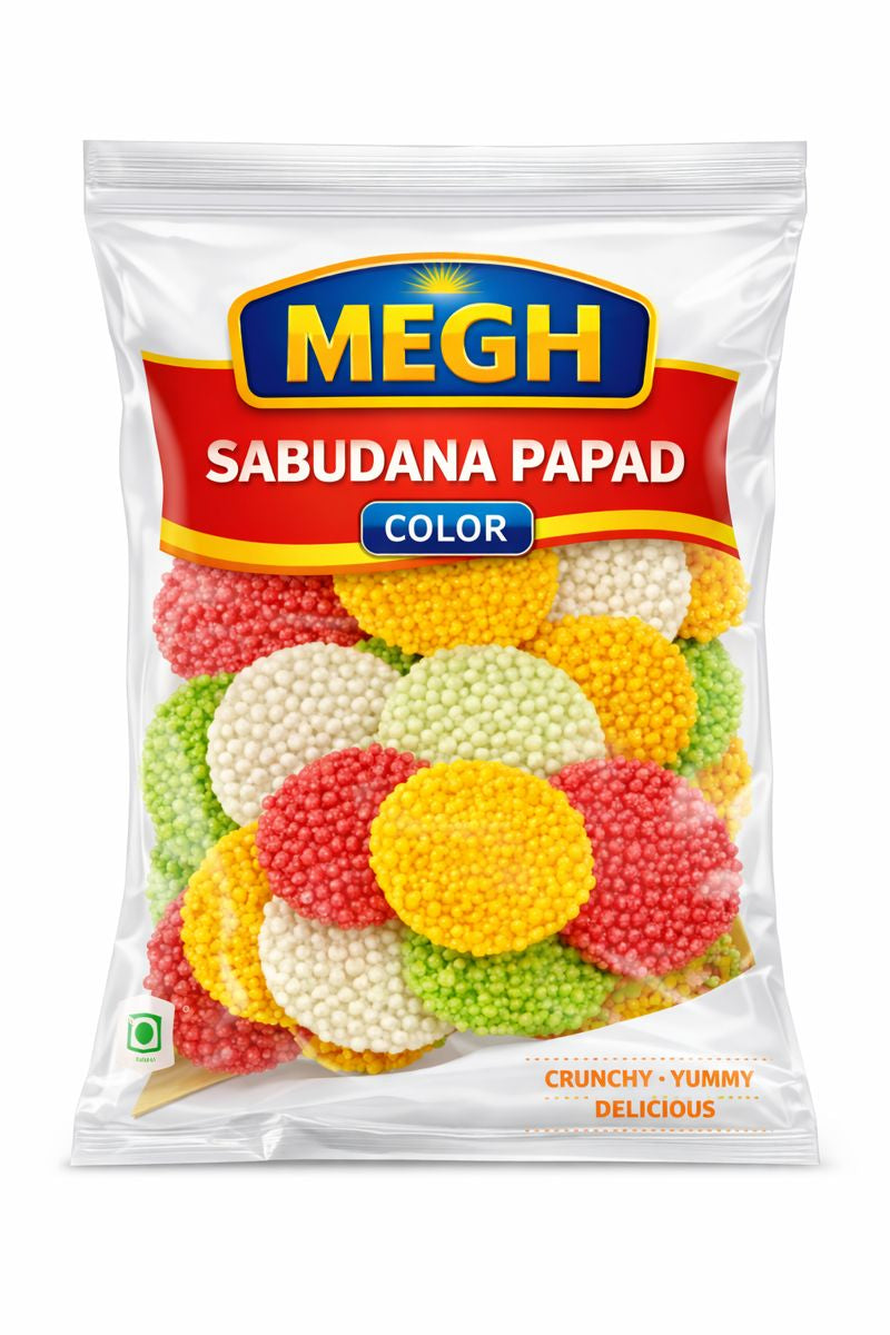 MEGH SABUDANA PAPAD COLOR