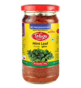 SWETHA-Mint Leaf Pickle-Without Garlic