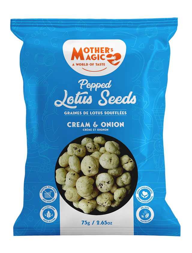 Mother's Magic Cream & Onion Makhana 75g