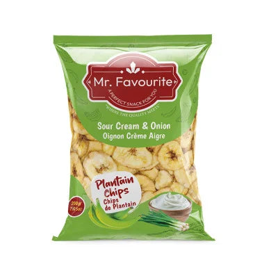 Mr. Favourite Plantain Chips Sour Cream & Onion