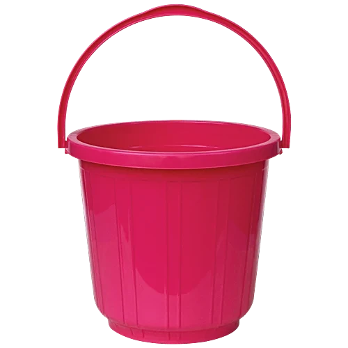 PLASTIC BUCKETS COLORED BIG W/LID