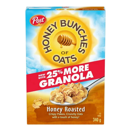 POST HONEY BRUNCHES OF OATS HONEY ROASTED 340G