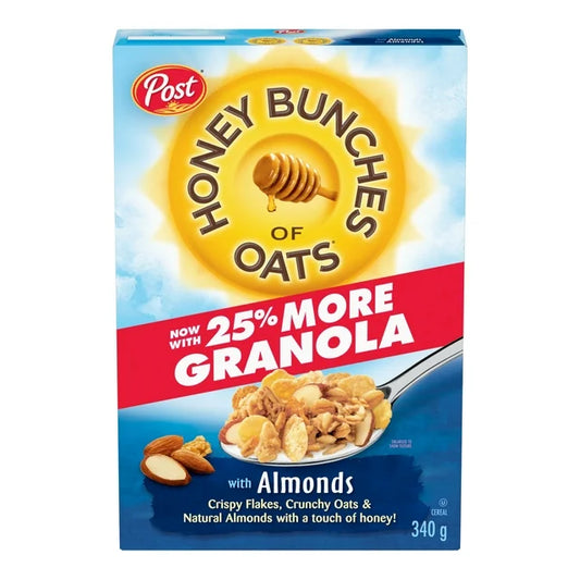 POST HONEY BUNCHES OF OATS WITH ALMOND 340G