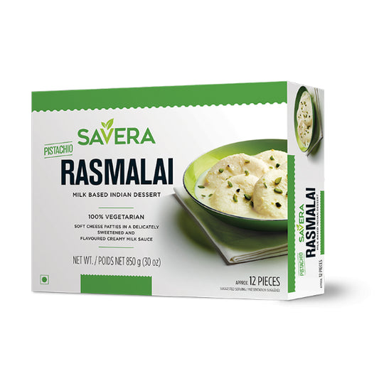 Savera Pista Rasmalai Frozen (12Pcs)