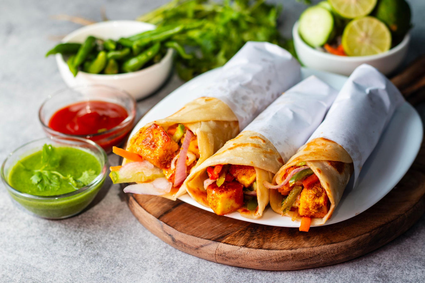 Tandoori Paneer Wrap