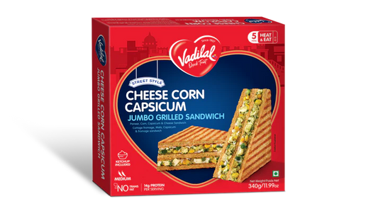 VADILAL CHEESE CORN CAPSICUM SANDWICH