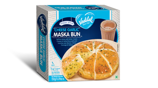 VADILAL CHEESE GARLIC MASKA BUN
