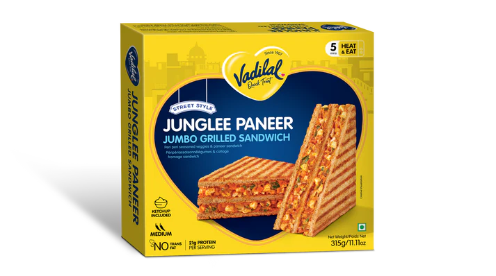 VADILAL JUNGLEE PANEER SANDWICH