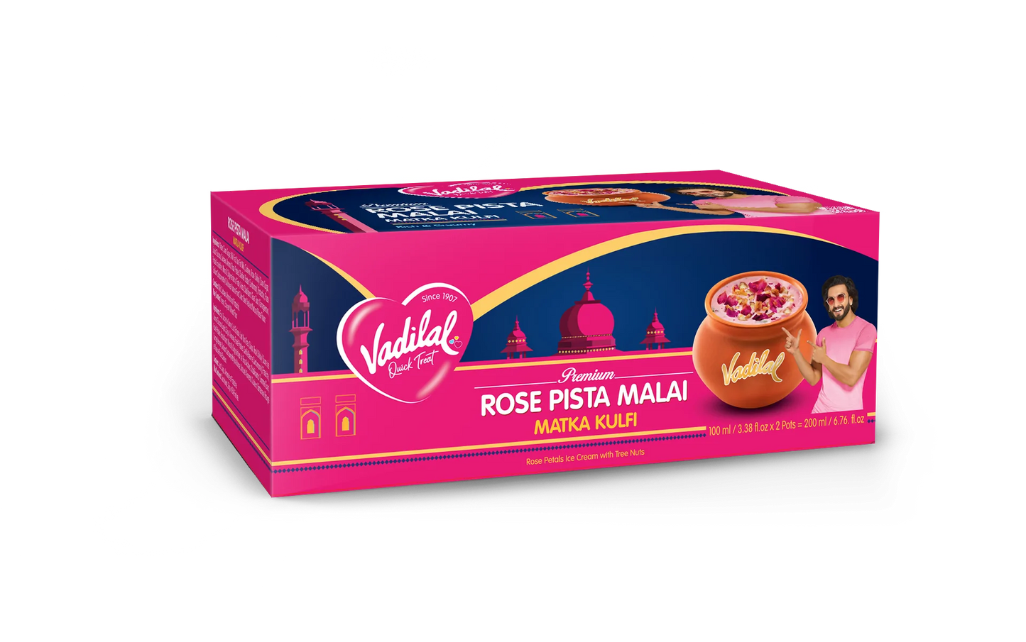 VADILAL MATKA KULFI ROSE PISTA