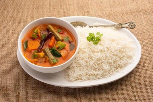Veg Curry with Rice