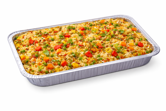 Veg Biryani Shallow Tray