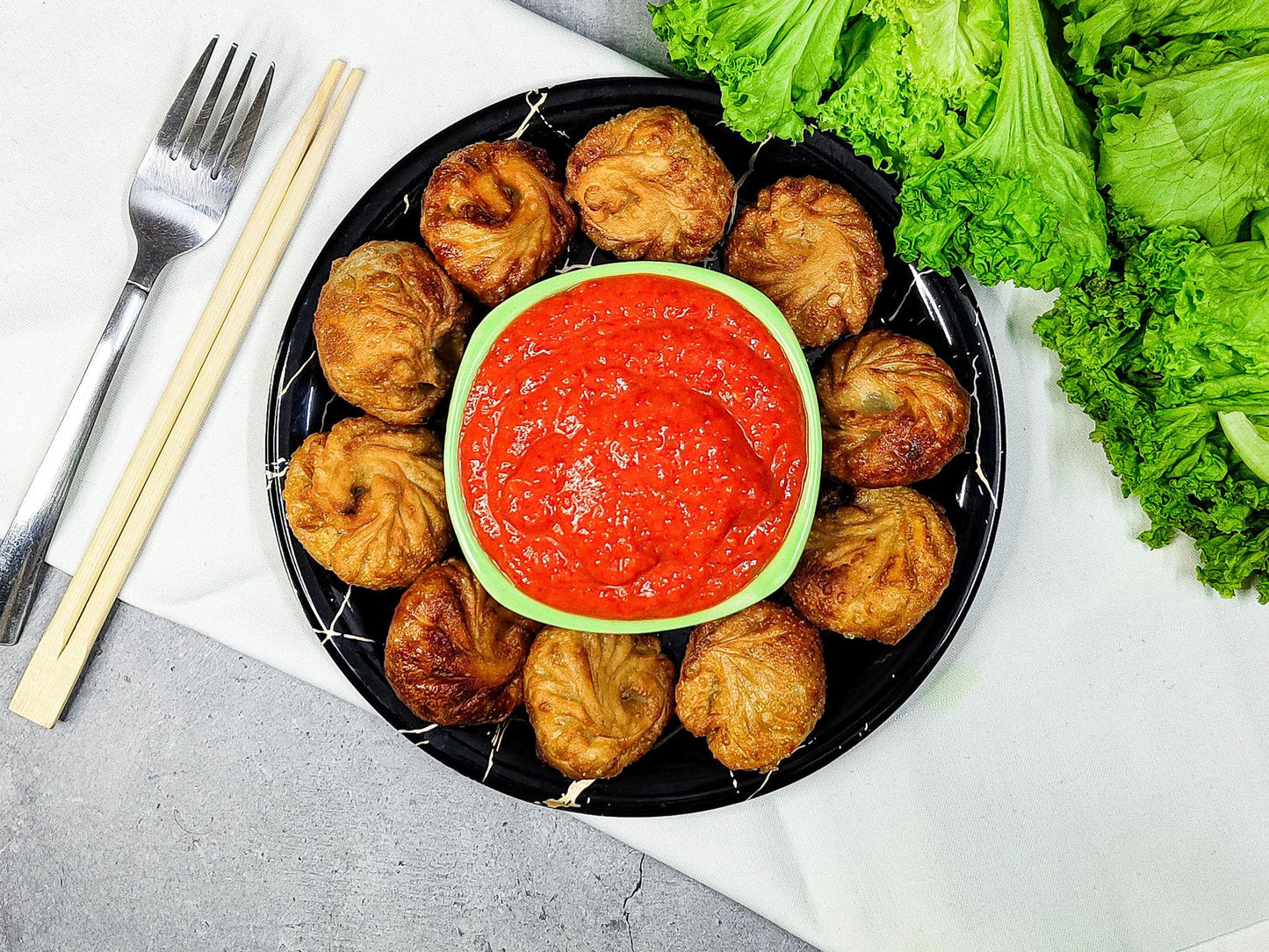 Veg Crispy Momos (6 Pcs)