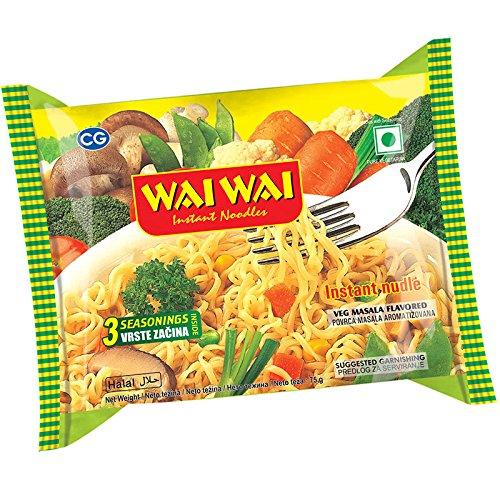 WAI WAI INSTANT NOODLES VEGETABLES 75GM