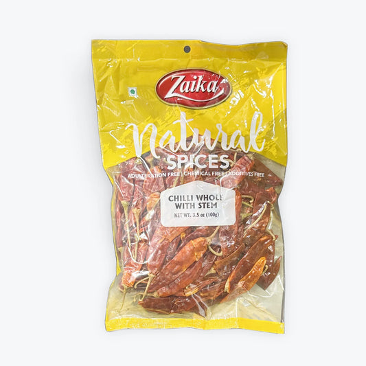 ZAIKA CHILLI WHOLE WITH STEM