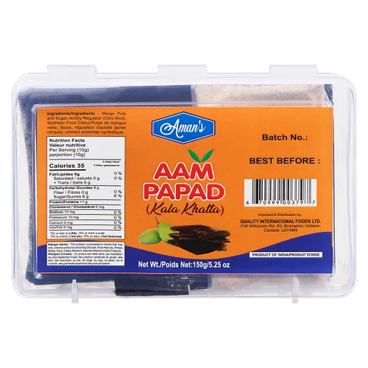 Aman's Kala Khatta Aam Papad