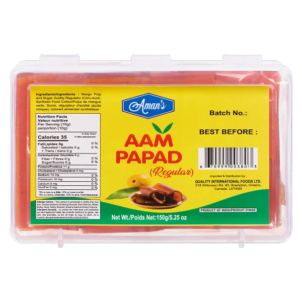 Aman's Aam Papad Regular